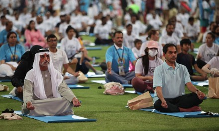 International Day of Yoga in Abu Dhabi, United Arab Emirates - 21 Jun 2022
