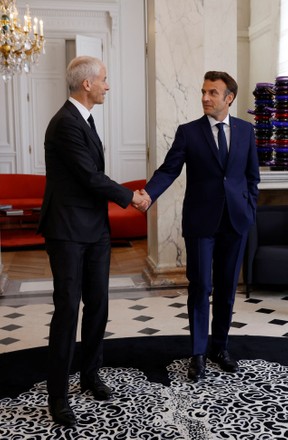 Macron meets party leaders in Paris, France - 22 Jun 2022