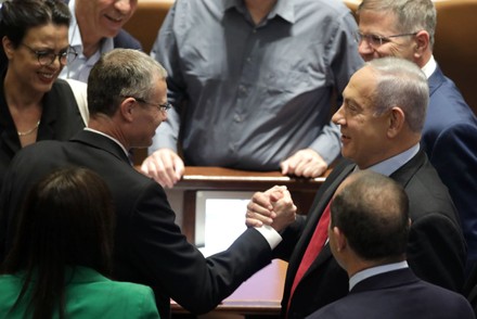 Voting session to dissolve the government in the Knesset Plenum, Jerusalem, Israel - 22 Jun 2022