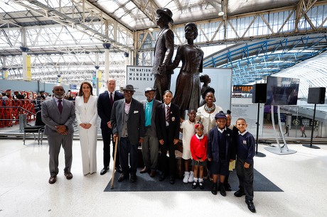 Unveiling of the National Windrush Monument, Waterloo Station, London, UK - 22 Jun 2022