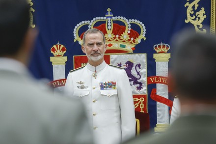 Spanish King chairs 23rd Defense High Staff Army Force Course, Madrid, Spain - 22 Jun 2022