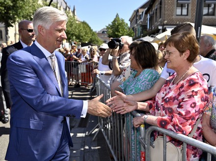 Royal Couple Visit Limburg Province, Bilzen, Belgium - 22 Jun 2022