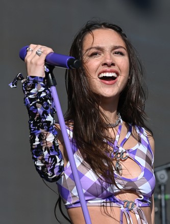 Olivia Rodrigo Performs On Other Stage Editorial Stock Photo - Stock ...