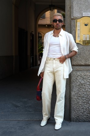 Milan Fashion Week Street Style before Gucci fashion show, Milan, Italy - 20 Jun 2022