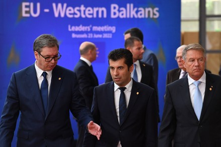 EU-Western Balkans leaders' meeting, Brussels, Belgium - 23 Jun 2022