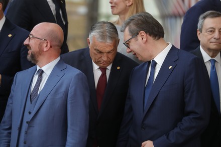 EU-Western Balkans leaders' meeting - Family photo, Brussels, Belgium - 23 Jun 2022