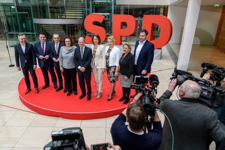 Press conference to introduce the SPD ministers, berlin, berlin, germany - 09 Mar 2018