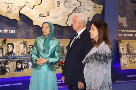 Vice President Mike Pence visits Ashraf 3 in Albania - 23 Jun 2022