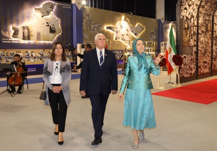 Vice President Mike Pence visits Ashraf 3 in Albania - 23 Jun 2022