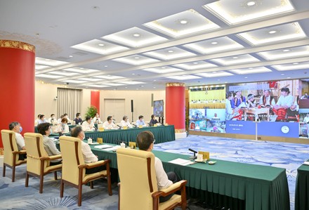 China Beijing Wang Yang Cppcc Video Conference - 24 Jun 2022