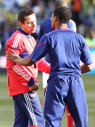 Robert Duverne Patrice Evra Talking Peacefully Editorial Stock Photo