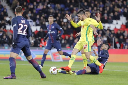 Javier Matias Pastore Psg Diego Carlos Editorial Stock Photo - Stock