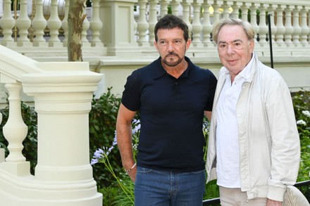 Sir Andrew Lloyd Webber and Antonio Banderas photocall, Mandarin Oriental Ritz hotel, Madrid, Spain - 27 Jun 2022