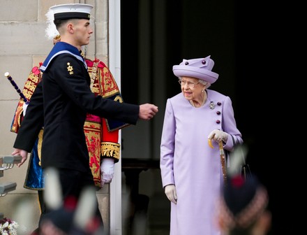 Armed Forces Act of Loyalty Parade, Palace of Holyroodhouse, Edinburgh, Scotland, UK - 28 Jun 2022