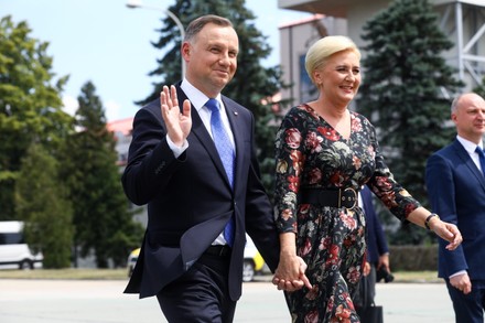 President Duda departs for Madrid for the NATO summit, Warsaw, Poland - 28 Jun 2022