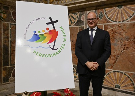 Presentation of Jubilee 2025 logo, Vatican City, Vatican City State
