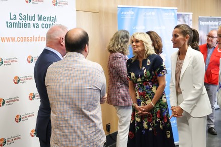 Queen Letizia and Dr. Jill Biden visit the Centre for Reception of Ukrainian Refugees, Madrid, Spain - 28 Jun 2022