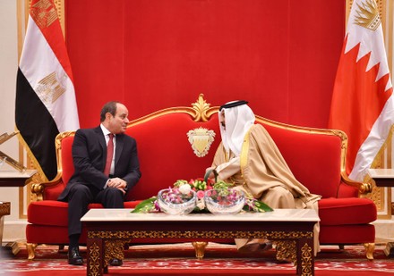 Egyptian President Abdel Fattah al-Sisi meets with King of Bahrain Hamad bin Isa Al Khalifa in Manama, Manama, Bahrain - 28 Jun 2022