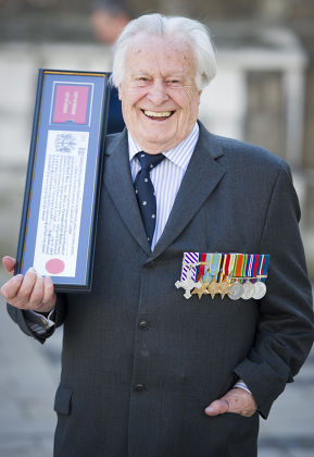 Squadron Leader Geoffrey Wellum DFC after receiving the Freedom of the City of London at the Guildhall, London, Britain - 23 Mar 2011