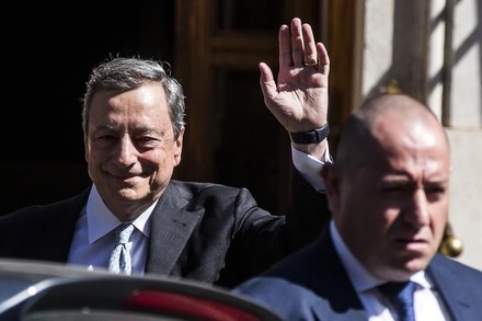 Draghi returns early from NATO summit amid coalition tension, Rome, Italy - 30 Jun 2022