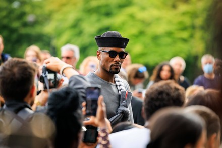 Serge Ibaka Arriving Thom Browne Show Editorial Stock Photo - Stock