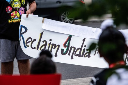 Democracy Erased in India Protest in Montreal, Canada - 30 Jun 2022