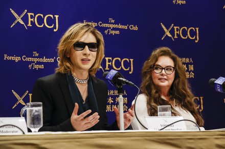 Yoshiki and Sarah Brightman speak at FCCJ, Tokyo, Japan - 30 Jun 2022