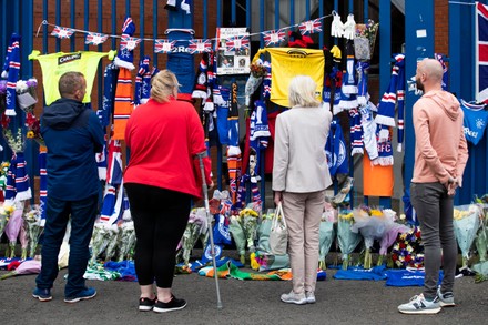 Andy Goram tributes at Ibrox Stadium, Glasgow, Scotland, UK - 03 Jul 2022
