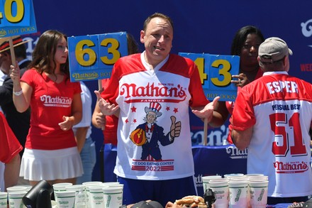 Nathans Famous Fourth of July International Hot Dog Eating Contest at Coney Island, New York, USA - 04 Jul 2022