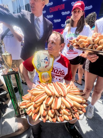 Nathan's Coney Island hot dog eating contest, New York, USA - 04 Jul 2022
