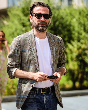 Street style, Milan Fashion Week Men's, Italy - 18 Jun 2022