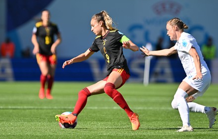 Belgiums Tessa Wullaert Icelands Sif Atladottir Editorial Stock Photo