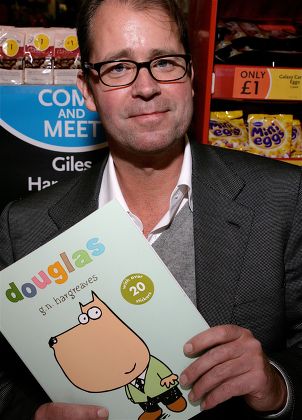 G N Hargreaves at WHSmith to promote his book 'Douglas', Reading, Britain - 01 Apr 2011