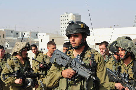 Israeli Infantry Soldiers Participating Exercise Integrated Editorial ...