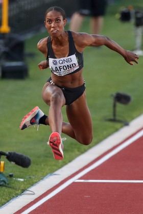 Thea Lafond Dominica Competes Triple Jump Editorial Stock Photo - Stock ...