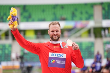 Bronze Medalist Eivind Henriksen Norway Poses Editorial Stock Photo