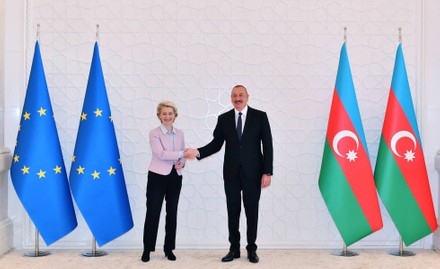 Azerbaijan Baku European Commission President Visit - 19 Jul 2022