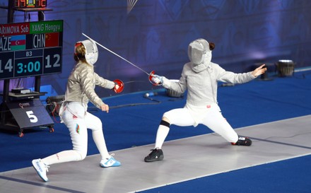 Yang Hengyu R China Competes Sabina Editorial Stock Photo Stock Image