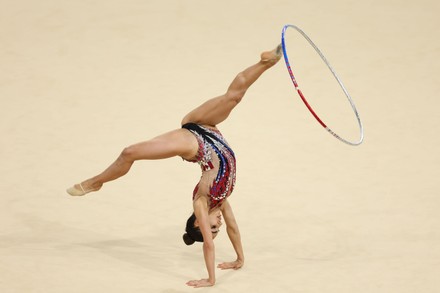 Suzanna Shahbazian Team Canada Performs Hoop Foto de stock de