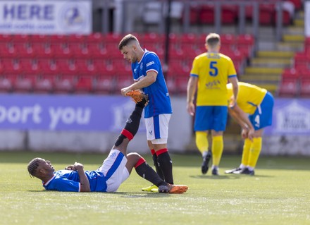 Aaron Lyall Right Zak Lovelace Rangers Editorial Stock Photo - Stock ...