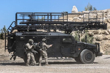 Eurosatory 2022 - GIGN Demonstration, France - 12 Jun 2022 Stock ...