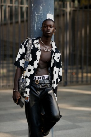 Street Style Marguerite Thiam Arriving Givenchy Editorial Stock Photo ...