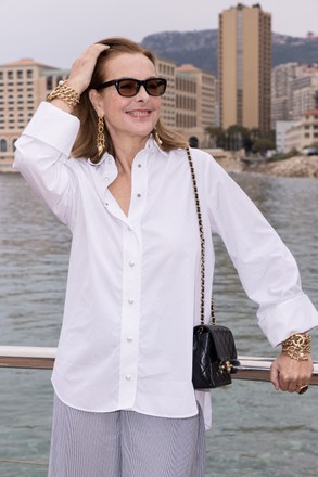 Chanel Cruise Collection 2022-23 - Monaco Sofia Coppola poses before the  runway of Chanel Cruise