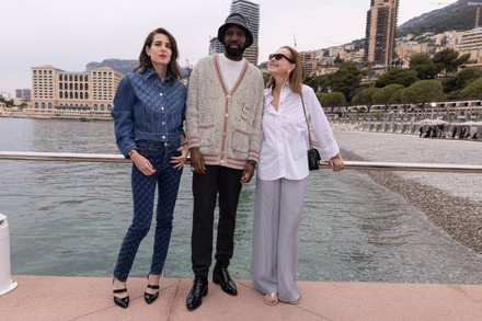 Chanel Cruise Collection 2022-23 - Monaco Sofia Coppola poses before the  runway of Chanel Cruise