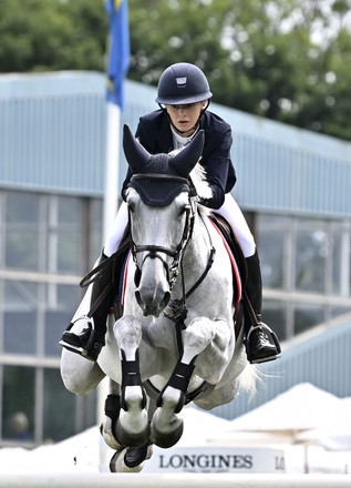 Amy Inglis Gbr Riding Baglioni During Editorial Stock Photo