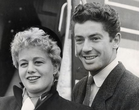 Film Stars Shelley Winters And Farley Granger At London Airport