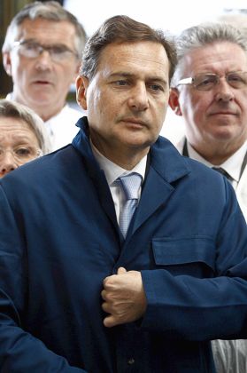 French President Nicolas Sarkozy visits the Rio Tinto-Alcan international mining group in Issoire, France - 07 Apr 2011
