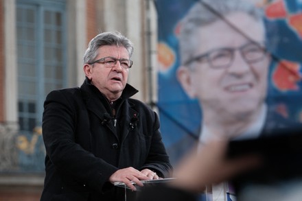 Campaign Rally Of Jean-Luc Melenchon - Toulouse, France - 03 Apr 2022 ...