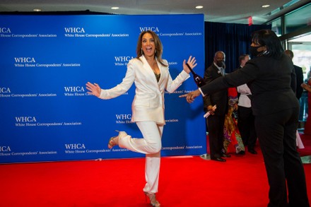 Sunny Hostin Arrives 2022 White House Editorial Stock Photo - Stock
