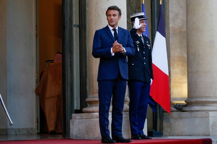 Emmanuel Macron Receives Crown Prince Mohammed Bin Salman, Paris, France - 28 Jul 2022